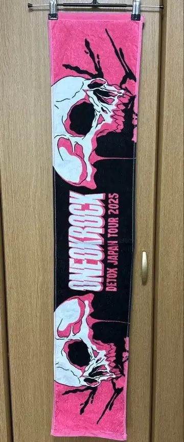 ONEOKROCK 2025 DETOX 머플러 타월 핑크 라이브 시 사용