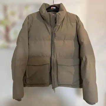 H&M 다운 자켓 브라운 계열