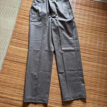 Spick&Span 체크 무늬 슬랙스 프론트 지퍼