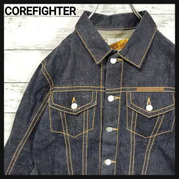 새상품급 [일본제] 코어 파이터 루피칼 헬 데님 자켓 하드 원단 레어