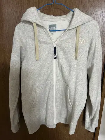 THE NORTH FACE 그레이 후드티 속기모