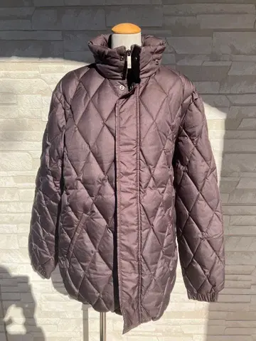 MONCLER 다운 자켓 다크 브라운 퀼팅 사이즈 T2 XL