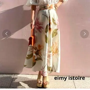 eimy istoire 꽃무늬 플레어 스커트