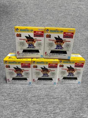 제일복권 드래곤볼 E상 만화 스트럭처 5체 세트