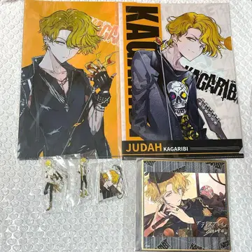 디어 보컬리스트 쥬다 클리어 파일 색지 미니 아크릴 스탠드 스트랩