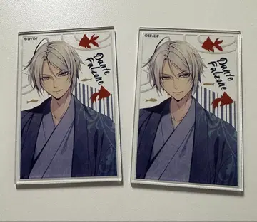 피오피 단테 아카 아크릴 카드 오토파 2세트