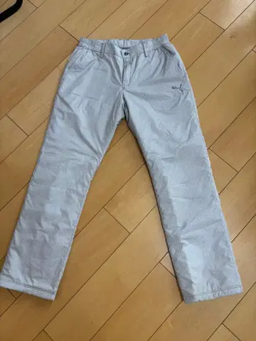 PUMA 남성용 팬츠 L 사이즈 라이트 그레이 충전솜