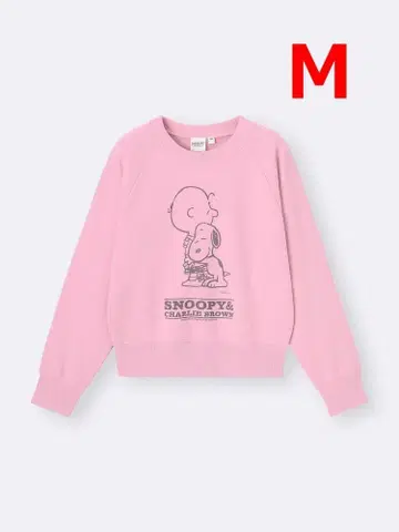 GU 완판템 맨투맨 풀오버 스누피 사이즈 M 미개봉 새상품