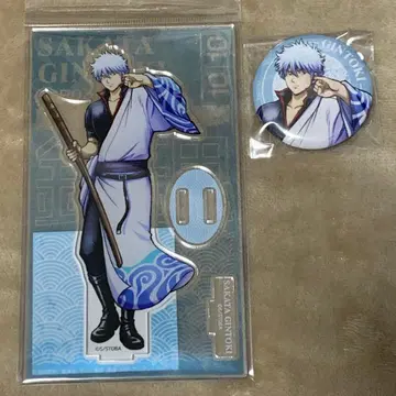 은혼 전투 전 아크릴 스탠드 캔뱃지 사카타 긴토키