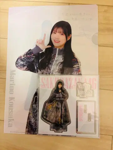 [ 사쿠라자카46 ] 코우사카 마리노 클리어 파일 아크릴 스탠드 제일복권