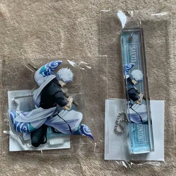 은혼 전투ver. 사카타 긴토키 아크릴 스탠드 아크릴 바 키링