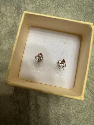 새상품 K14WG 귀걸이