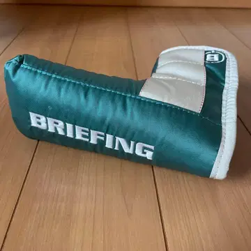 BRIEFING 퍼터용 골프헤드커버 그린/