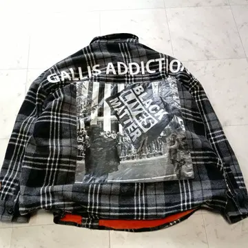 GALLIS ADDICTION 갈리스 어딕션 체크 무늬 블루종 F
