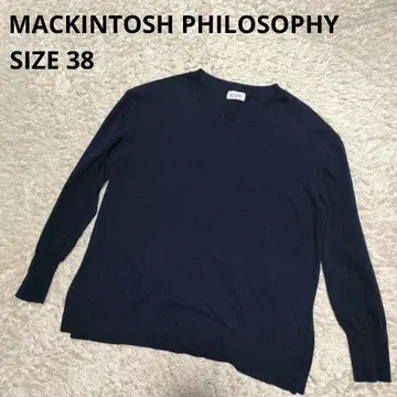MACKINTOSH PHILOSOPHY 코튼 니트 네이비 38