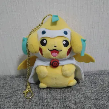 포켓몬 센터 한정판 지라치의 판초를 입은 피카츄 마스코트