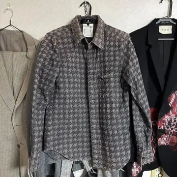 anrealage 셔츠 플란넬 셔츠