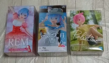 Re: 제로부터 시작하는 이세계 생활 렘 & 라무 피규어 3체 세트