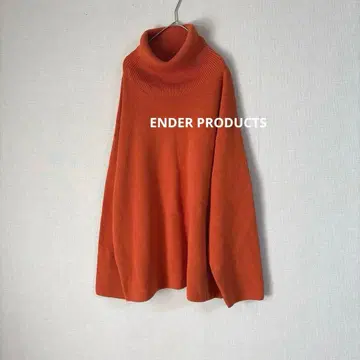 ENDER PRODUCTS 밀라노 리브 오버 사이즈 터틀넥 니트