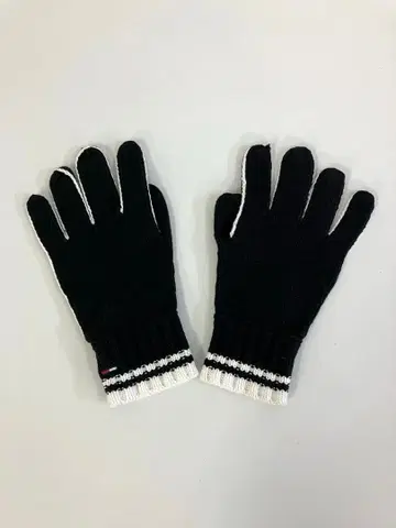 TOMMY HILFIGER 블랙 장갑