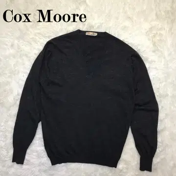 Cox Moore 60s 울 니트 V넥 잉글랜드제 영국 브랜드