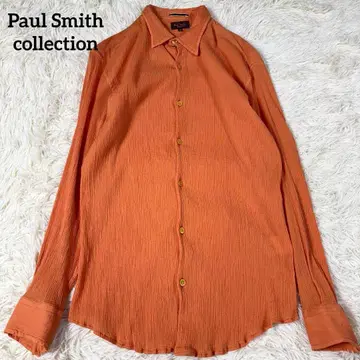 레어 주름 가공 폴스미스 컬렉션 스트레치 플리츠 셔츠