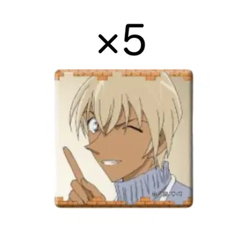 명탐정 코난 코난랜드 메모리얼 캔뱃지 아무로 토오루 vol.4