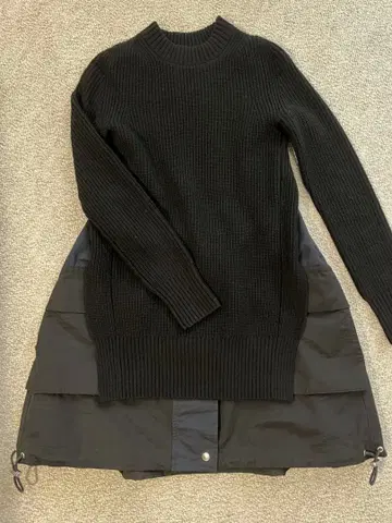 세일 당일 발송 [ 컨디션 최상 ] 사카이 도킹 원피스 블랙