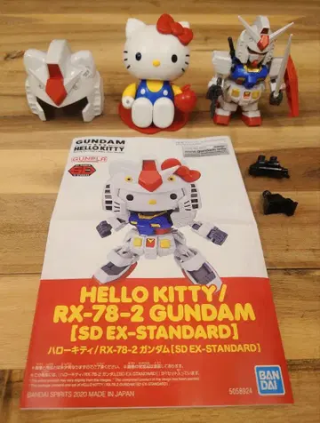 헬로키티 x 건담 SD EX-STANDARD [조립 완료]
