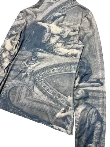 Y2K 세컨 스킨 스트레치 티셔츠 사이즈 S 남성용