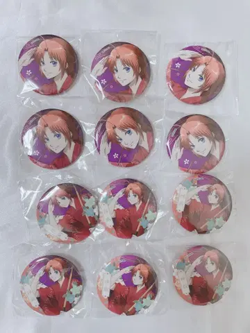 은혼 카무이 봄의 비단 캔뱃지 세트