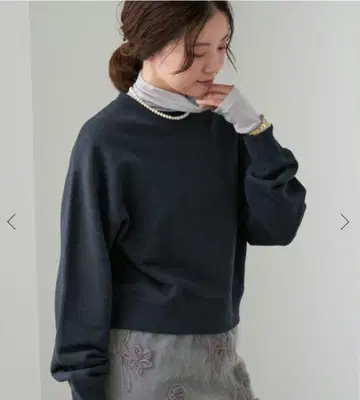 IENA 우라케 코튼 크롭 풀오버