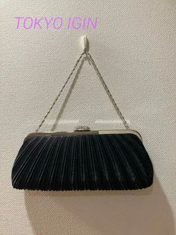 도쿄 이긴 포멀 새틴 클러치백 결혼식백