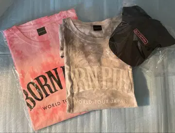 BLACKPINK 묶음 판매! 타이다이 T셔츠 2장 세트 L 사이즈, 캡