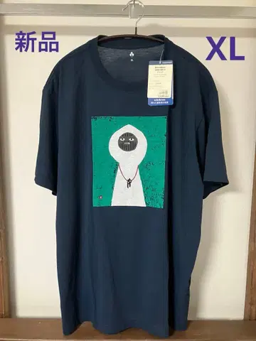 새상품 몽벨 WIC.T 화이트 산 남자 티셔츠 네이비 XL