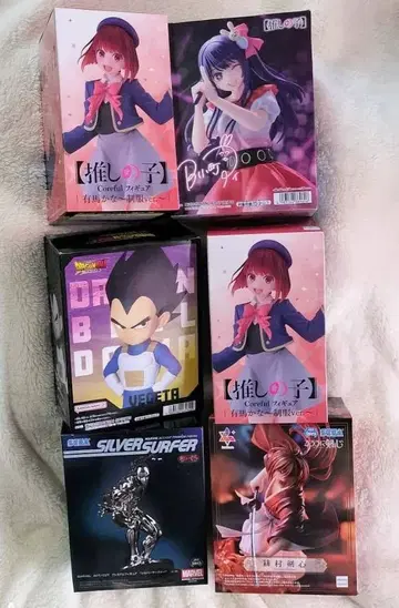 바람의 검심 베지터 실버 서퍼 최애의 아이 피규어 세트