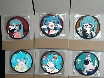 BANDAI DECO*27 MV 러버 코스터 6종 풀 컴프 세트