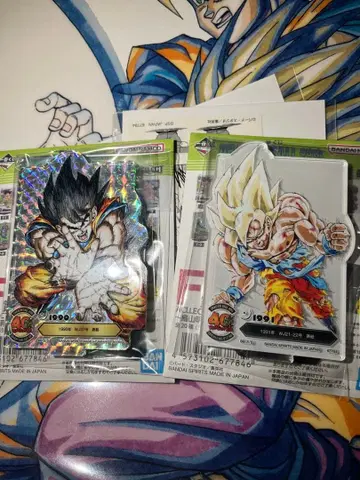 제일복권 드래곤볼 ACLLECT 시크릿 F상 손오공 2종 세트