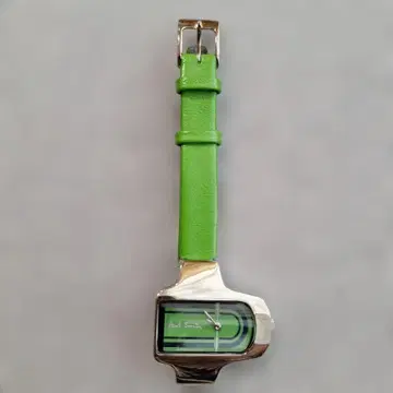 폴 스미스 손목시계 그린 가죽 그린 희귀