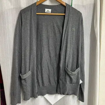 [ 새상품급 ] 라코스테 울 혼방 V넥 가디건