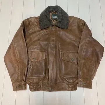 [ 초레어 ] 80s 올드 유니클로 램 가죽 플라이트 자켓 G-1 A-2