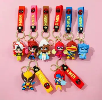 X-MEN 피규어 키링 8개 세트