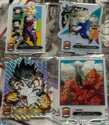 제일복권 드래곤볼 40th F상 ACLLECT 시크릿 포함 4점