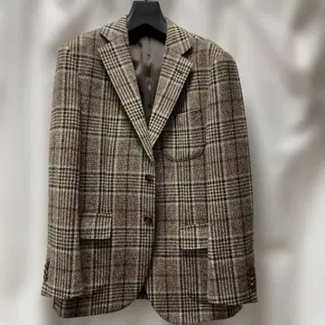 Mitsumine 체크 무늬 테일러드 자켓