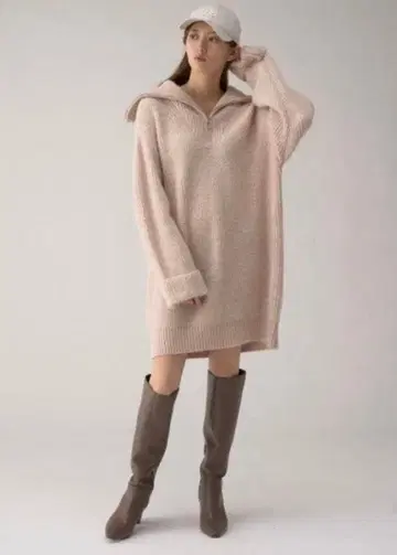 스나이델 스키퍼 미니 니트 원피스