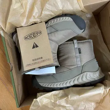 KEEN 방수 숏부츠 베이지