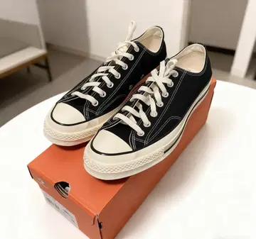 [ 미사용 새상품 26.5cm ] CT70 블랙 로우컷