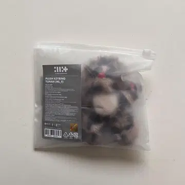 illit 유나 봉제 인형 키링 사진 세트 1주년