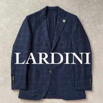 미사용급 LARDINI 테일러드 자켓 네이비 네이비 이탈리아제 46
