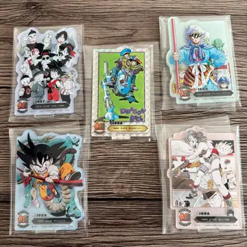 드래곤볼 아크릴 스탠드 5개 세트